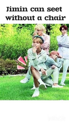 jimin can seet without chair #bts #jimin #v #btsmember #btsarmy #kpopidol