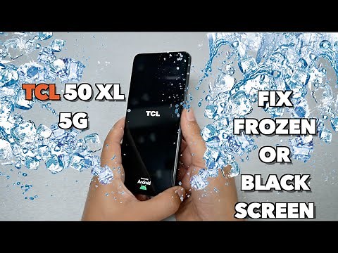 TCL 50 XL 5G How to fix frozen, Black screen, (force Restart)