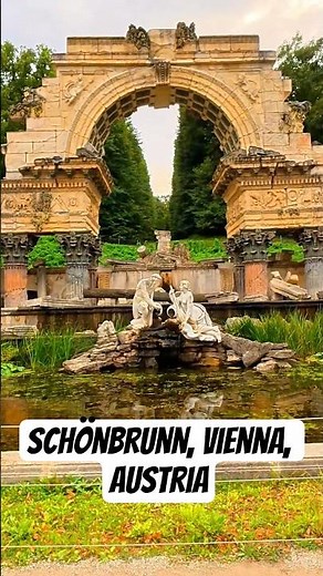 Schönbrunn Palace Gardens Vienna Walking Tour 4K | Real City Sounds & Relaxing Stroll