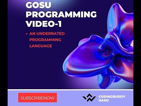 Guidewire Gosu Programming Language Class-1 Tutorials|GuidewireGosu|Gosu|Guidewire|Programming