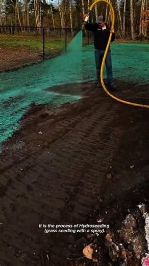 Hydroseeding Process in Action | Fast Lawn Installation Method in the USA 🇺🇸