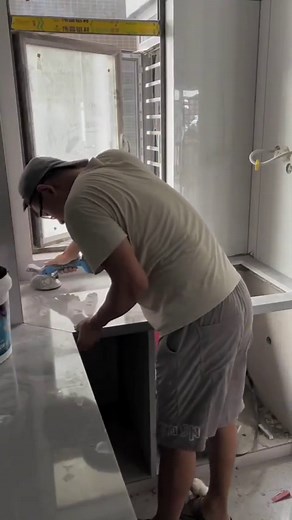 Modular kitchen making | R.k tiles fitting