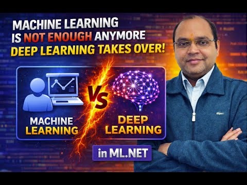Machine Learning Is Not Enough Anymore — Deep Learning Takes Over (ML.NET)