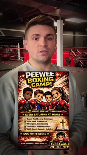 Structured boxing training for kids in Fenton and the St. Louis area. Real coaching, no contact, confidence-building for ages 6–9. 🥊 Peewee Boxing Camp (Ages 6–9) This camp is for parents who want their kids in a structured, safe program—not chaos and not a gimmicky “boxing class.” 📅 Starts: January 24 🕙 When: Saturdays at 10:00 AM ⏱ Length: 4 weeks 💲 Cost: $99 total 📍 40 Fenton Plaza Fenton, MO 63026 (Team Sam Personal Training Studio) What your child will learn: • Real boxing fundamentals