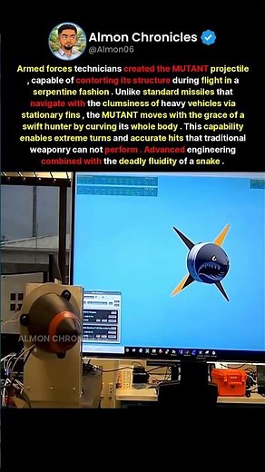 Armed forces technicians created the MUTANT projectile, capable of contorting it...