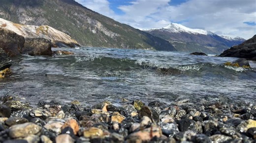 Fjord Coast with Stones and Mountain View in Norway Stock Video - Video of mountain, majestic: 456967303