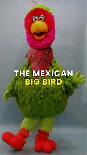 Meet Abelardo Montoya, the Mexican Big Bird. #sesamestreet #plazasesamo #bigbird ##funfacts #shorts