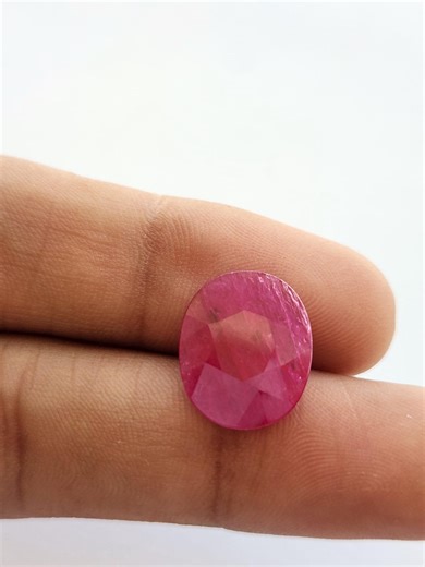 5.75 Cts Certified Natural Ruby Gemstone | Faceted Red Precious Stone - Etsy