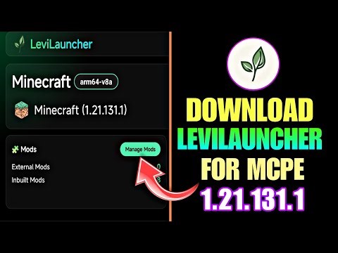 MCPE BEST LAUNCHER WITH MOD MENU FEATURES! LEVILAUNCHER 2026