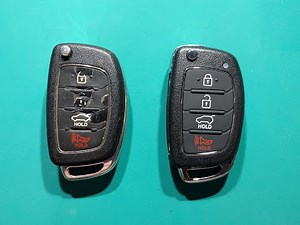 Flip Key Fob Shell Case Replacement for Hyundai Sonata/Santa Fe