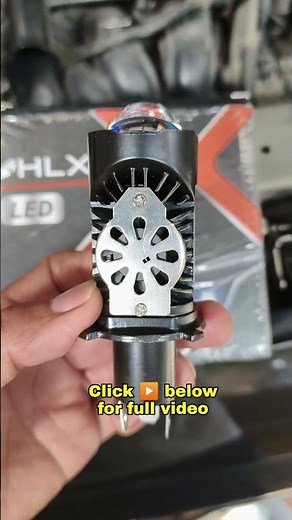 HLXG MINI PROJECTOR H4 LED BRIGHTNESS TEST#HLXG #led #ledlights #automobile