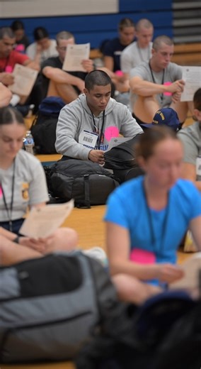 U.S. Coast Guard Academy swabs embarked on their four-year journey to the officer corps Monday as more than 250 cadets arrived on the New London campus for the start of Swab Summer. See more soon at theday.com (Video by Sarah Gordon/The Day) | The Day