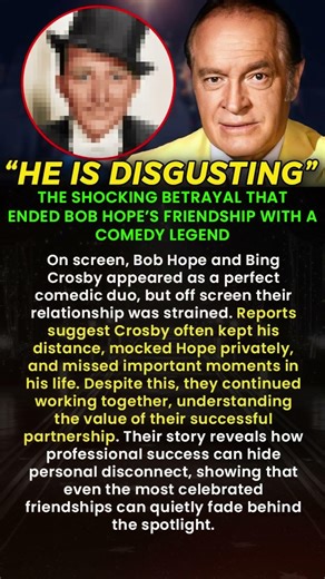 The Shocking Betrayal That Ended Bob Hope’s Friendship With a Comedy Legend #shorts