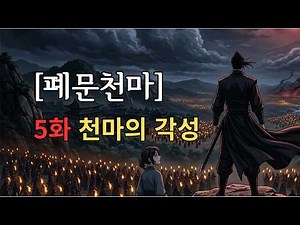 [무협오디오북] 폐문천마 5화ㅣ천마의 각성 ㅣ무협소설 ㅣ무협웹툰