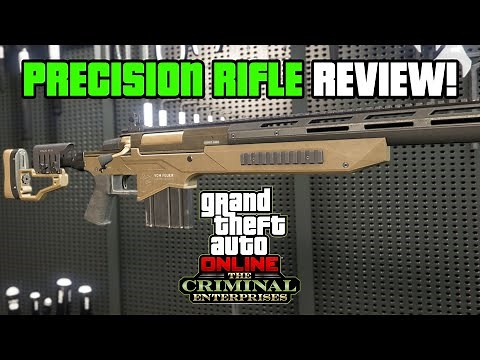 GTA 5 - NEW Weapon Testing - Precision Rifle Review (The Criminal Enterprises DLC)
