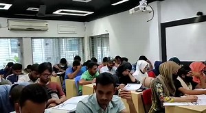 #IELTSClassAtSpeakersCouncil The IELTS class is going on at Speakers' Council. Students are practising the standard IELTS listening module where they listen to an English context and answer questions according to the questions. Speakers Council offers different courses in for preparing oneself for IELTS such as Safe Landing, Executive IELTS, IELTS Top Gear, Morning IELTS, and IELTS for Immigration. Do you wish to go abroad for Higher Studies? Are you interested in immigrating abroad for work. En