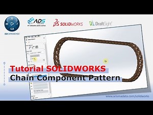 SOLIDWORKS INDONESIA - Tutorial membuat rantai Assembly dengan Chain Component Pattern