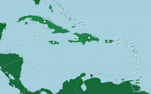 【Seterra】休息时间浅浅认一认加勒比24国家和地区，共用时39秒
