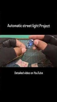Automatic street light project ~