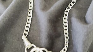 Silver Open Ended Hand Necklace, Hold on to Hope Necklace, Grasping Hands Jewelry, Hand in Hand Silver Chunky Chain Necklace, 2025 Christmas - Etsy