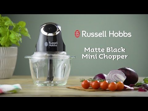 Russell Hobbs Desire Matte Black Mini Chopper