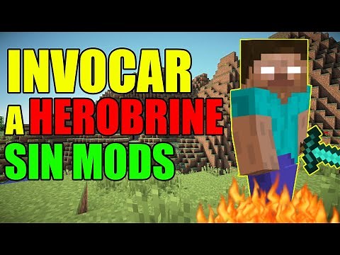 😱 Como INVOCAR a HEROBRINE SIN MODS en Minecraft (2022)