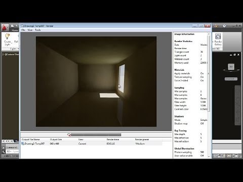 AutoCAD Illumination Effect Tutorial