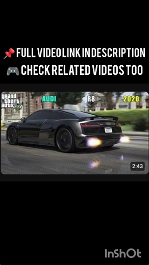 GTA V How to Install Audi R8 2020 Car Mod #shorts #gta