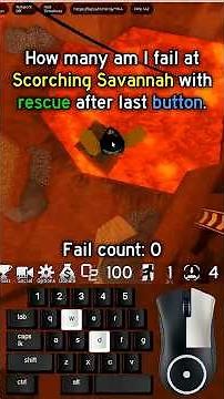how many am i fail at scorching savannah with rescue after last button #roblox #fe2 #fe2cm #obby