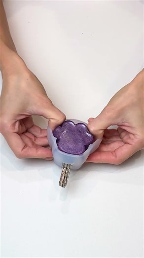 ¡Brilla con estilo! Truco de resina para llaves seguras y únicas ✨🔑