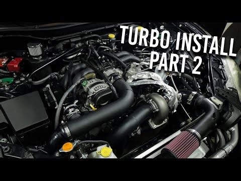 FRS GT86 BRZ Turbo Kit Install EP2 - Mounting the Turbo!