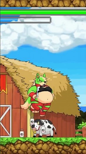 alpha wolf milks the cows~! #furry #inflation