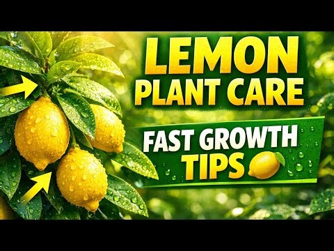 Lemon Plant Care Tips for Beginners | Grow Healthy Lemon Tree at Home Easily