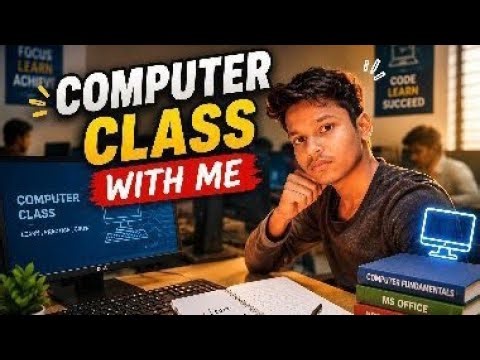Computer class with me #shorts #live #study #Computer #adca+