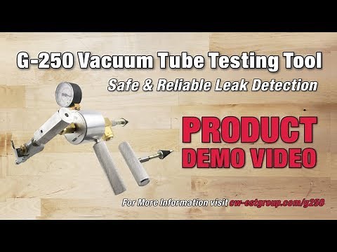 G-250 Vacuum Tube Testing Tool Product Demonstration Video