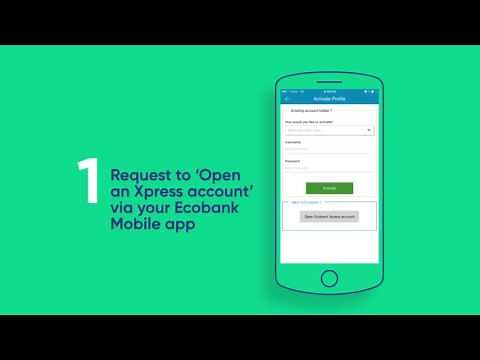 Ecobank Mobile App Tutorial: Xpress Account