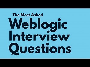 WebLogic 12c Interview questions