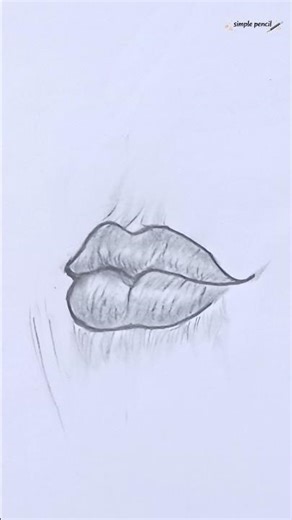Realistic Lips Drawing Tutorial | Pencil Shading Step by Step (Easy for Beginners)
