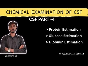 🧪 Chemical Examination of Cerebrospinal Fluid (CSF) | Clinical Pathology #pathology #anatomy
