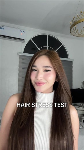 Hair stress test with me because my hair goes through almost as much as I do. From heat styling to trendy hairstyles… Good thing, Pantene keeps my hair looking healthy and shiny. @Pantene Philippines #HairStressTest #PantenePH