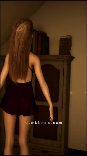 Britt showing off her new #dress. Check out dumbkoala.com Saturday for a very #gorgeous Britt video 😍 #animation #dance #cute #3d #teen