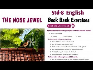 The Nose Jewel book back question answers | 8th Standard English Lesson 1