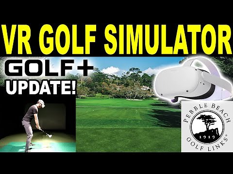 VR GOLF SIMULATOR - META Oculus Quest 2 Update with Golf+ & Pebble Beach! ⛳