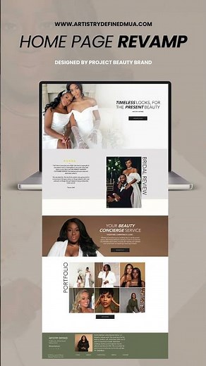 Wix Website Design | Home Page Revamp ✨