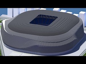 Minecraft - MEGABUILD - New Santiago Bernabéu (Real Madrid Proposed) [Official] + DOWNLOAD