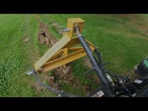John Deere 1025R, Trenching, County Line Sub Soiler, Tractor Supply, Yard Water Management
