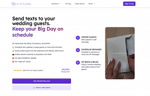Text My Wedding Video Demo