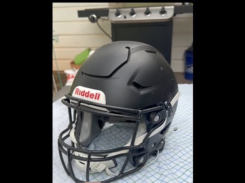 How to paint your speed flex Football helmet "tutorial"