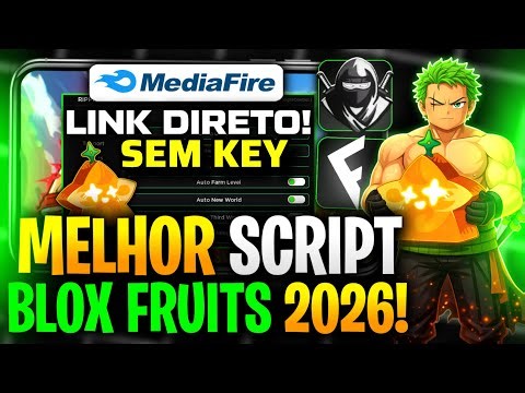 ✅SCRIPT Blox Fruits PARA CELULAR PC SEM KEY LINK DIRETO ATUALIZADO 2026 + EXECUTOR DELTA ATUALIZADO