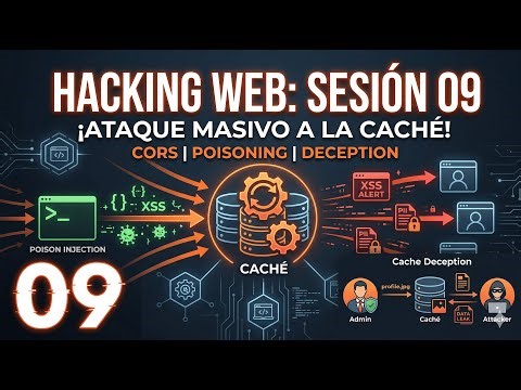 🚨 HACKING WEB 2026: Sesión 09 | Web Cache Attacks & CORS (Infraestructura Explotable paso a paso)